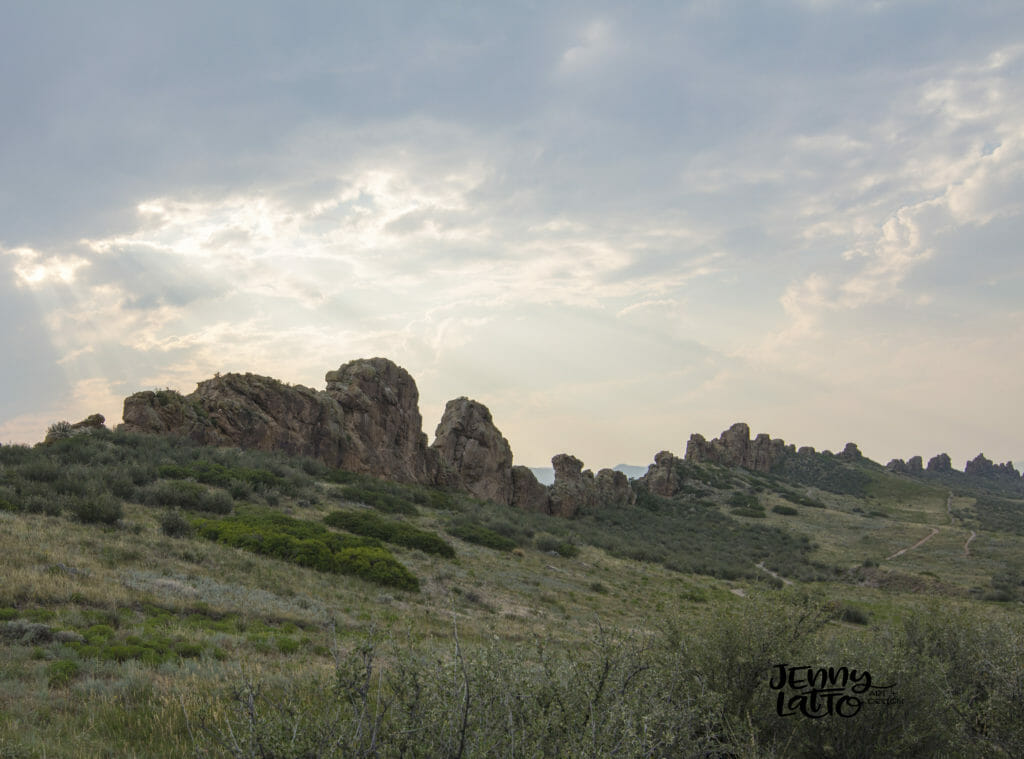 Rock Formation in Colorado - Devils Backbone