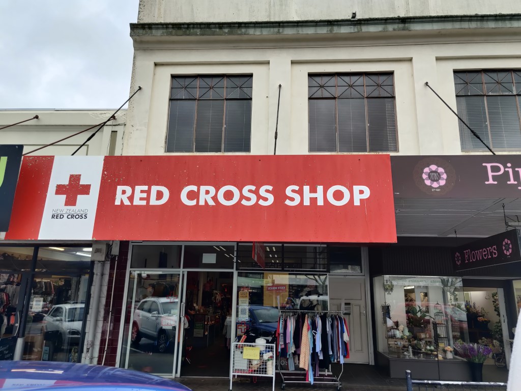 Outside Red Cross Op Shop