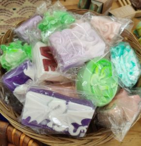 Soaps at Tea Rose Crafts