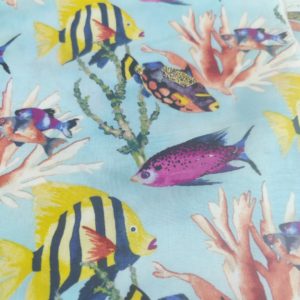 Fish Coral Reef Fabric