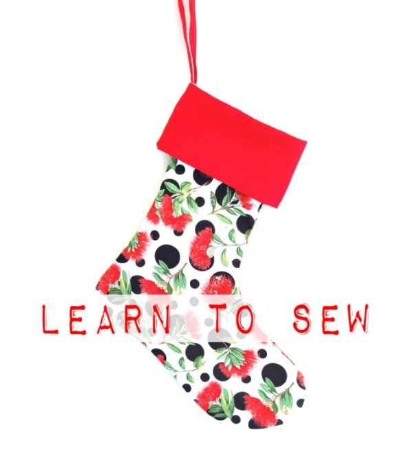 learn to sew a christmas stocking