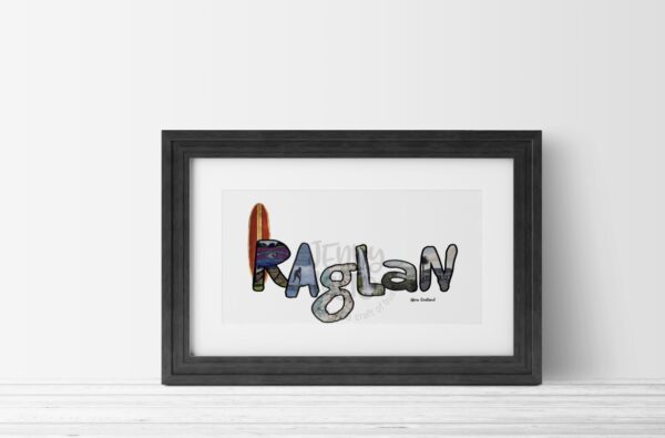 Raglan Word Art Print