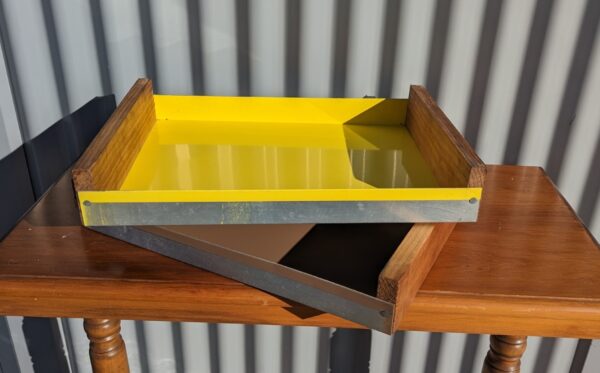 Industrial Metal and Wood Trays